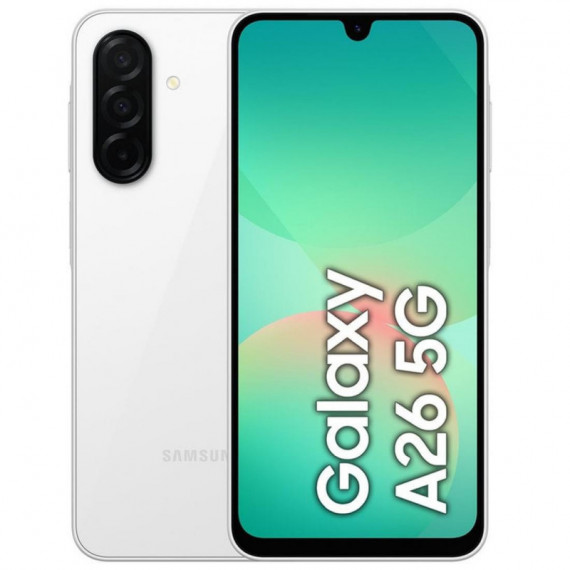 Teléfono SAMSUNG Galaxy A26 5G 256GB / 8GB Blanco