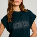 Camiseta Logo Strass Fit Boxy  PEPE JEANS