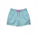 Bañador FLAMENCO MALTES Frozen Tents Iconic Azul Turquesa