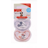 Nuk Chupete Silicona Space Mickey 6 - 18M 2UN  ROCHE DIAGNOSTICS