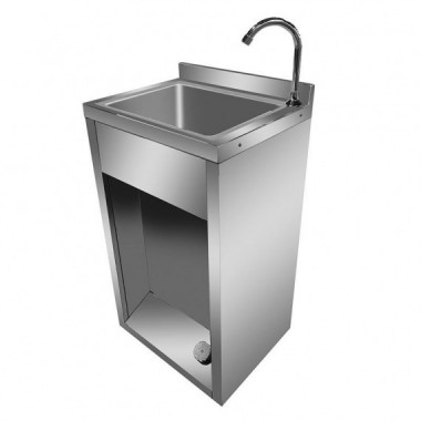 Lavamanos Industrial Inox con Pulsador Larryhouse  BENOTTI