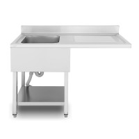 Fregadero Industrial Izquierda LARRYHOUSE 1400X700X850 Mm