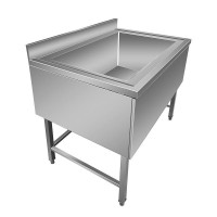 Fregadero Industrial Inox Gran Capacidad LARRYHOUSE 1170X800X900 Mm