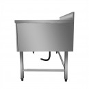 Fregadero Industrial Inox Gran Capacidad LARRYHOUSE 1170X800X900 Mm