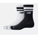 Run Repreve Midcalf 2 Pack White/black (113) NEW BALANCE