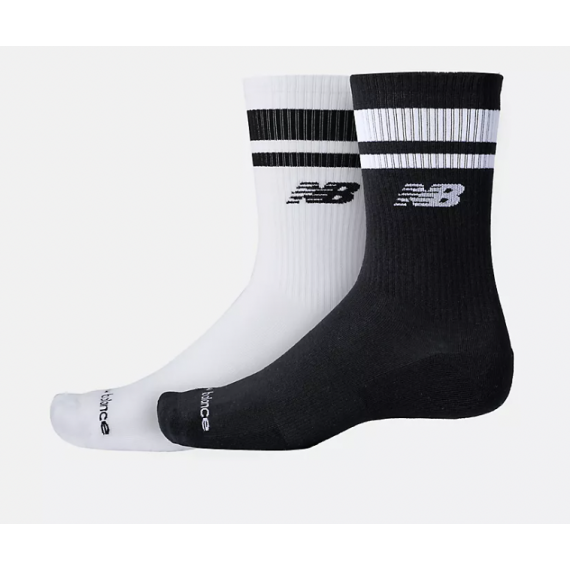 Run Repreve Midcalf 2 Pack White/black (113) NEW BALANCE
