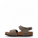 BIRKENSTOCK - New York Kids Bfbc Stone - Stone - 1029747/STONE