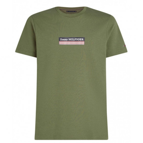 TOMMY HILFIGER - Hilfiger Box Tee - Pli - F|MW0MW38079/PLI