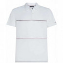 TOMMY HILFIGER - Global Stripe Blocking Reg Polo - Ybr - F|MW0MW38125/YBR