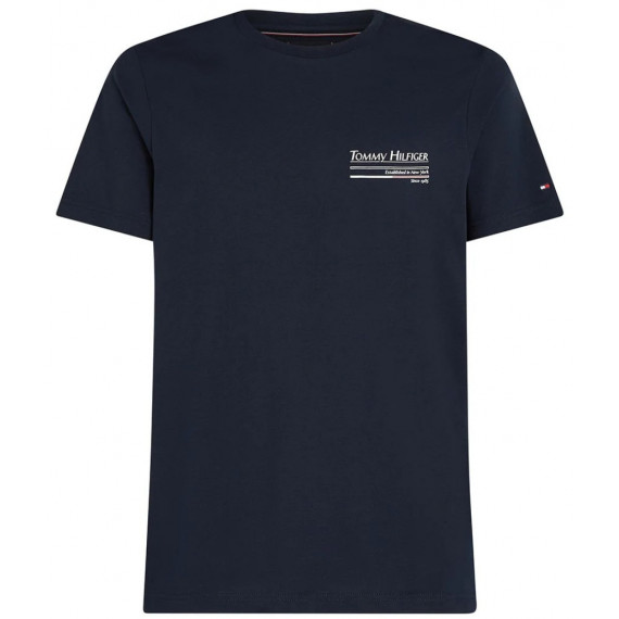 TOMMY HILFIGER - Hilfiger Outline Sailing Tee - DW5 - F|MW0MW38614/DW5