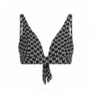 KARL LAGERFELD - monogram plunge triangle top - R57 - A1W46039/R57