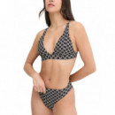 KARL LAGERFELD - monogram plunge triangle top - R57 - A1W46039/R57