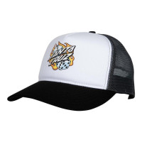 Gorra SANTA CRUZ  Flaming Dice Dot Meshback