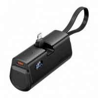 Powerbank VENTION 4800MAH 2XUSB-C + Lightning Plegable 22.5W Black