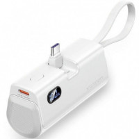 Powerbank VENTION 4800MAH 2XUSB-C + Lightning 22.5W Usb-c Plegable White