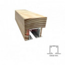 Sf-p70 Ready - Guía Y Accesorios Para Puertas Correderas Hasta 70 Kg - Longitud 3 M