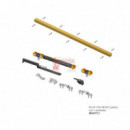 Sf-p70 Ready - Guía Y Accesorios Para Puertas Correderas Hasta 70 Kg - Longitud 3 M