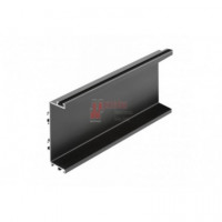 Perfil Alum. Vello Negro Led 3 M