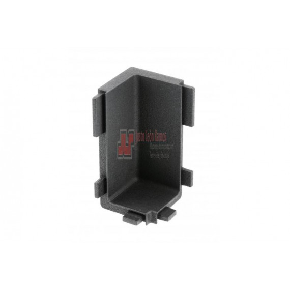 Conector Interno Perfil Vello L Negro