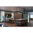 Conector Interno Perfil Vello L Negro