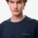 Camiseta con Aberturas Laterales y Detalles en Contraste  PREMIATA