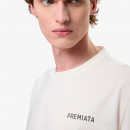 Camiseta con Aberturas Laterales y Detalles en Contraste  PREMIATA