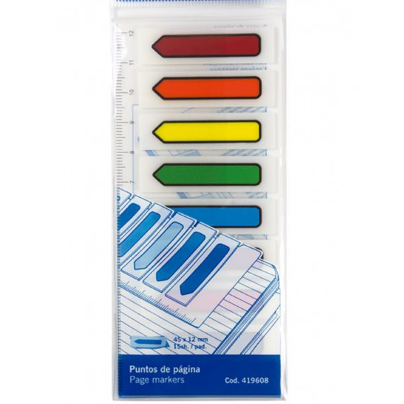 NOTAS ADHESIVAS INDICES 13x59 FLECHAS