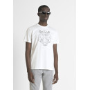 Camiseta Regular Fit de Punto de Algodón y Estampado de Tigre en Contraste de ANTONY MORATO
