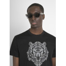 Camiseta Regular Fit de Punto de Algodón y Estampado de Tigre en Contraste de ANTONY MORATO
