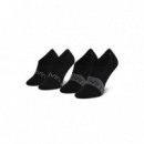 Ck Men Footie High Cut 2P Logo Ri  CALVIN KLEIN