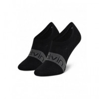 Ck Men Footie High Cut 2P Logo Ri  CALVIN KLEIN
