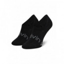 Ck Men Footie High Cut 2P Logo Ri  CALVIN KLEIN