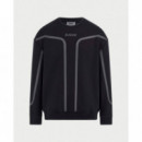 Falkor Cn Sweatshirt Jet Black A996  GUESS