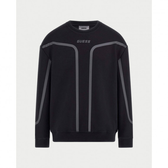 Falkor Cn Sweatshirt Jet Black A996  GUESS