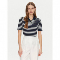 1985 Reg Pique Polo Ss Dark Night Navy/  TOMMY HILFIGER