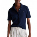 1985 Reg Pique Polo Ss Dark Night Navy  TOMMY HILFIGER