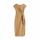 Knot Boat-nk MIDI Dress Ss Safari Canvas  TOMMY HILFIGER