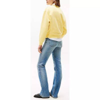 Reg Contrast Flag Sweatshirt Citronella  TOMMY HILFIGER