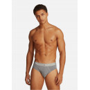 3P Brief Wb Mid Hthr/ Blck/ Th Wht  TOMMY HILFIGER