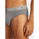 3P Brief Wb Mid Hthr/ Blck/ Th Wht  TOMMY HILFIGER
