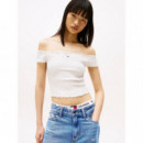 Tjw Crp Smock Top Ecru  TOMMY JEANS