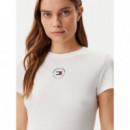 Tjw Slim Essential Logo 2 Tee Ecru  TOMMY JEANS