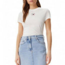 Tjw Slim Essential Logo 2 Tee Ecru  TOMMY JEANS