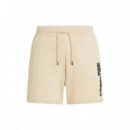 Klj Text Logo Sweatshort Wood Ash  KARL LAGERFELD