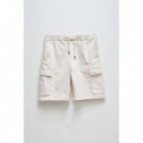 SALSA JEANS Bermudas Pantalones Cortos Salsa S-activ Estilo Cargo