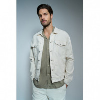 SALSA JEANS Chaquetas Hombre Chaqueta Salsa Vaquera Color Perla