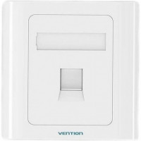 Roseta de Pared VENTION RJ45 CAT.6 Utp 1 Toma White