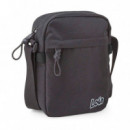 Bandolera Hombre Negra con Logo 314719  LOIS