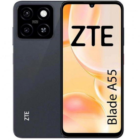 ZTE Blade A55 6.75" 4+8GB 128GB Huella Starry Black