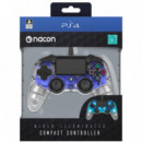 NACON Mando Oficial Playstation PS4 Compact Azul (PS4OFCPADCLBLUE)